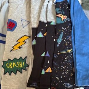 Space and Geometric Patterned Shirts